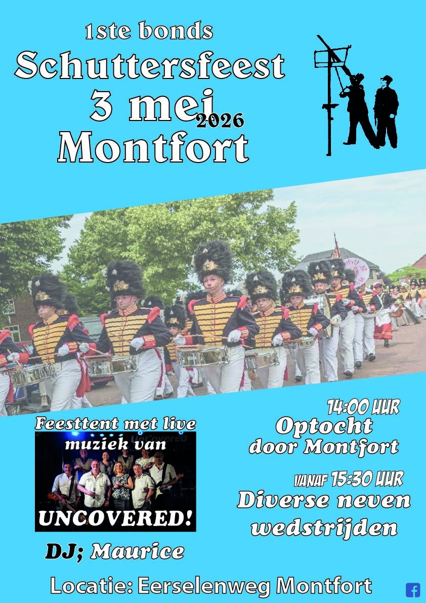 Foto 1ste bondsschuttersfeest Montfort