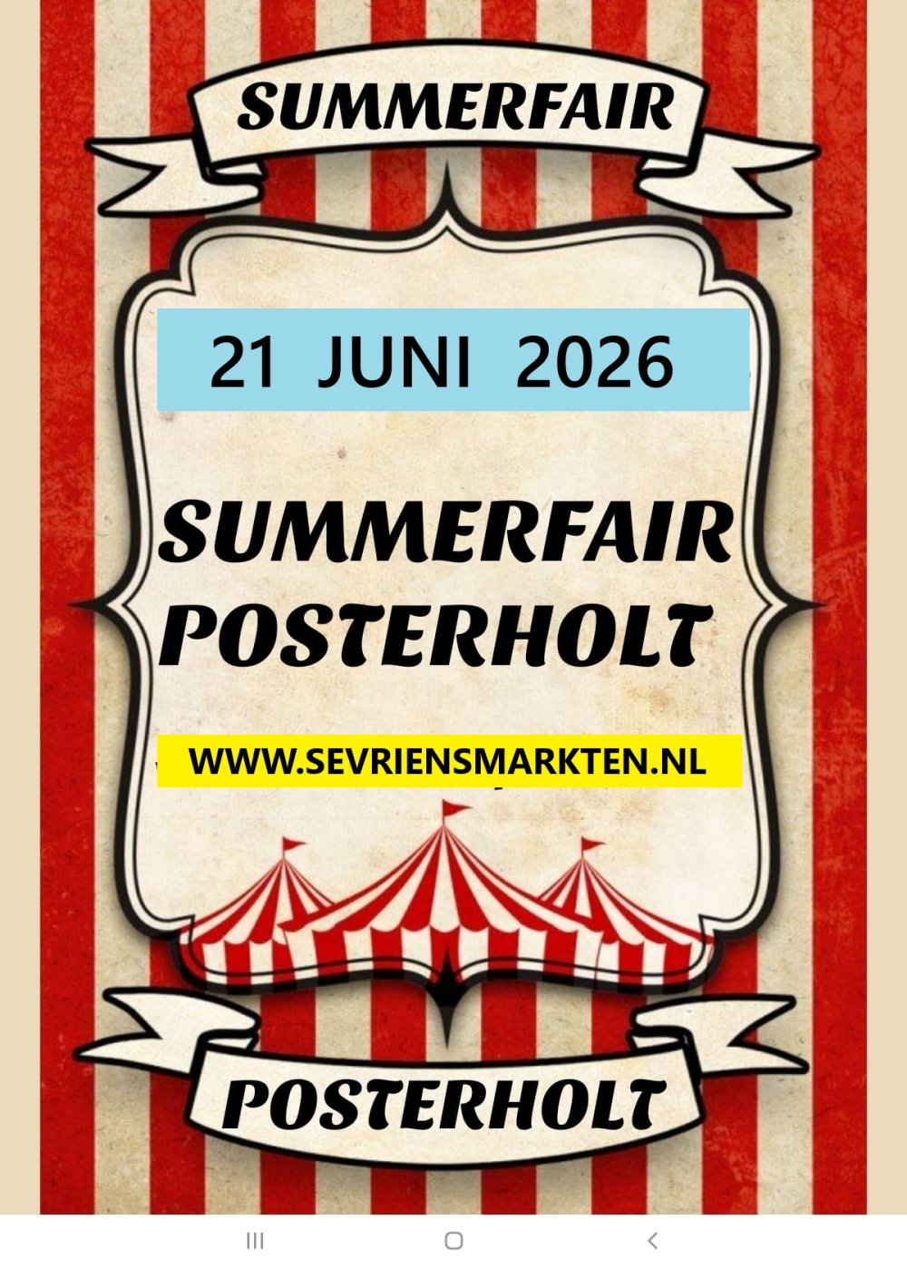 Foto Zomer/Vaderdag Braderie Posterholt