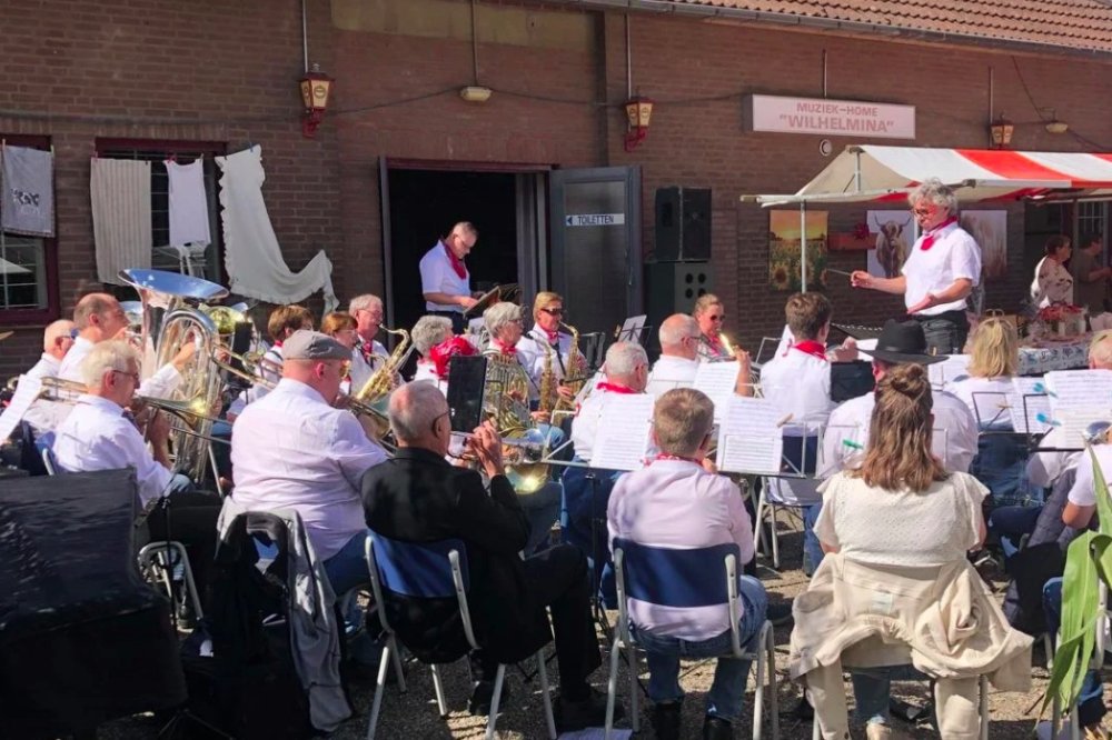Foto Boerenoogstfeest Fanfare Wilhelmina