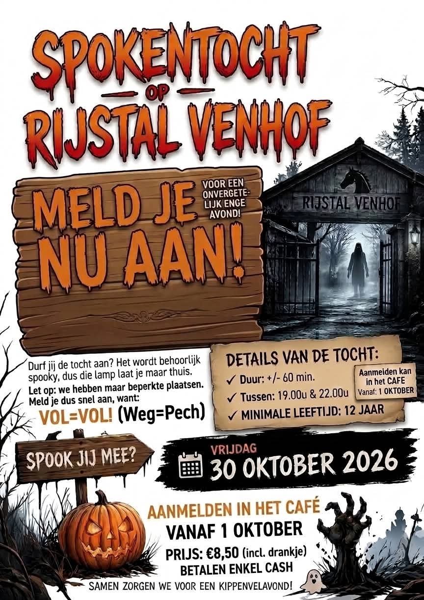 Foto van Halloween Spokentocht bij Venhof